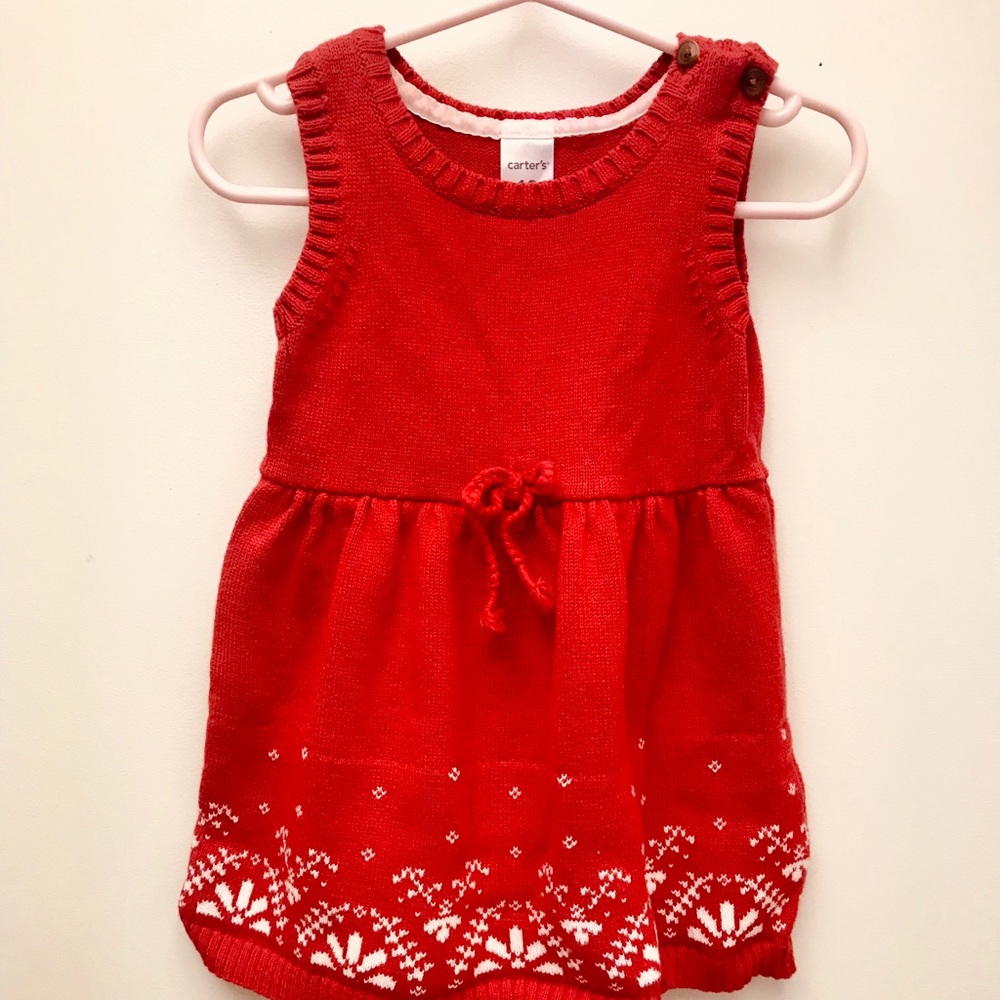 Adorable Carter’s red dress. Perfect condition